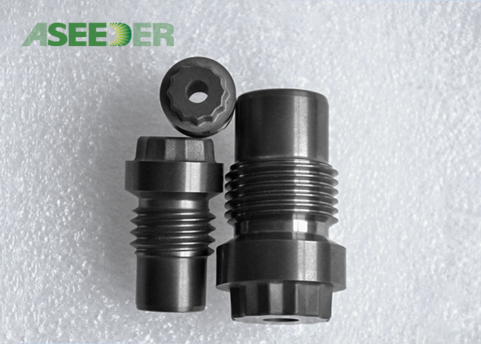 Solid Carbide Oil Spray Nozzle / Ketahanan Aus Blasting Nozzle Basah